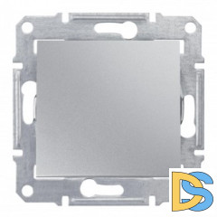 Выключатель 1-клавишный; влагозащищенный IP44, Алюминий, серия Sedna, Schneider Electric