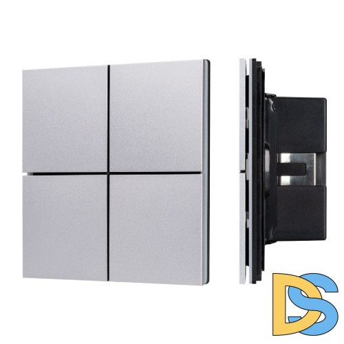 Кнопочная панель Arlight KNX-304-23-IN Silver BUS, Frameless 039662