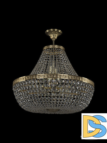 Люстра на штанге Bohemia Ivele Crystal 19111/H1/55IV G