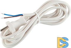 Шнур сетевой с вилкой Эра UX-2x0,75-1,5m-W Б0048680