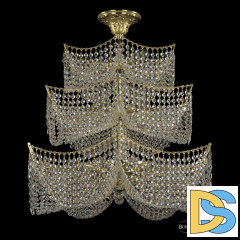 Люстра на штанге Bohemia Ivele Crystal 77181/65/3d G