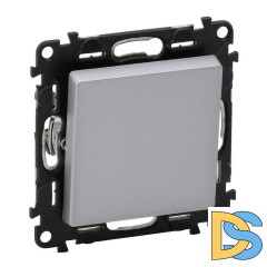 Выключатель одноклавишный Legrand Valena Life 10A 250V алюминий 752601