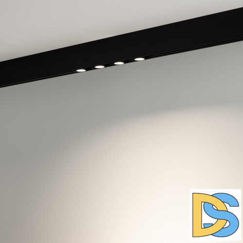 Трековый светильник Arlight MAG-ORIENT-KRATER-L195-12W Warm3000 (BK, 25 deg, 48V, DALI) 037330