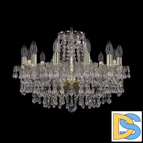 Подвесная люстра Bohemia Ivele Crystal 1410/12/195 G V0300