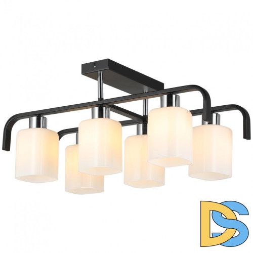 Потолочная люстра IMEX Pamira MD.51538-6-S-BK+CH