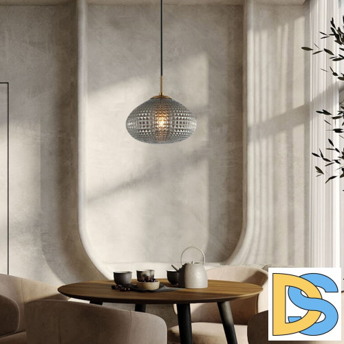 Подвесной светильник Eurosvet Gem 50263/1 темно-серый a064965