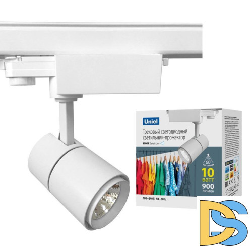 Трековый светодиодный светильник Uniel ULB-T52-10W/4000K/H White UL-00007490