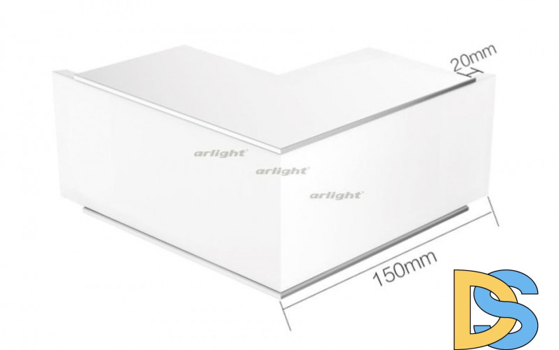 Угол Arlight S2-LINE-7977-L90W внешний 021263