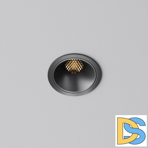 Встраиваемый светильник Maytoni Alfa LED DL043-01-10W2.7K-RD-B