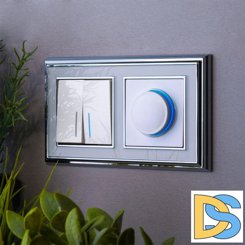 Диммер Werkel с подсветкой (белый) W1142101