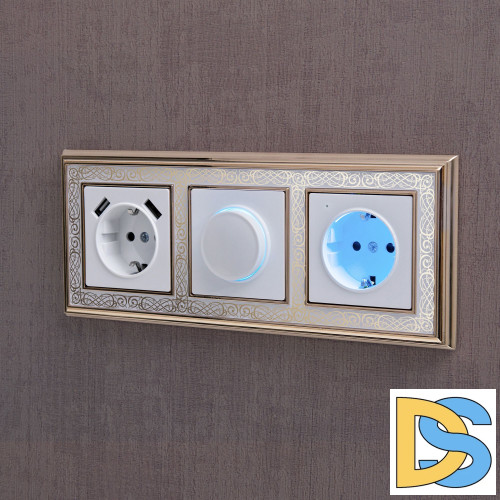 Диммер Werkel с подсветкой (белый) W1142101