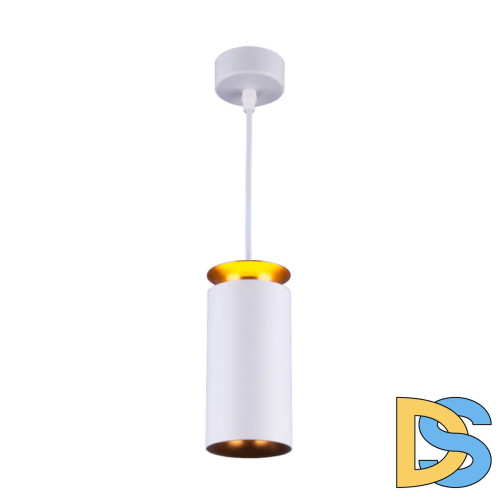 Подвесной светодиодный светильник Elektrostandard DLS021 9+4W 4200К белый матовый/золото 4690389144271