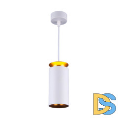 Подвесной светодиодный светильник Elektrostandard DLS021 9+4W 4200К белый матовый/золото 4690389144271