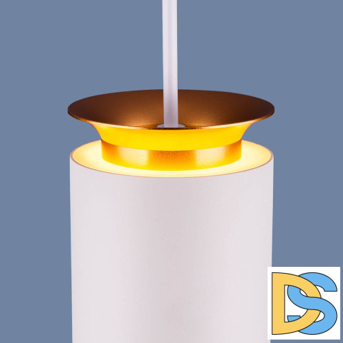 Подвесной светодиодный светильник Elektrostandard DLS021 9+4W 4200К белый матовый/золото 4690389144271