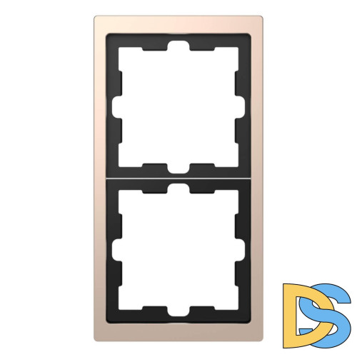 Рамка 2-постовая Schneider Electric Merten D-Life MTN4020-6551