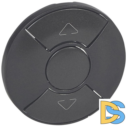 Лицевая панель Legrand Celiane механизма рольставней графит 067955