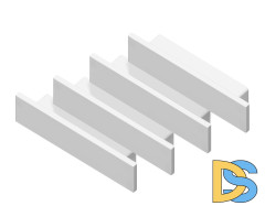 Заглушка (4 шт.) Ambrella Light Alum Profile GP8450
