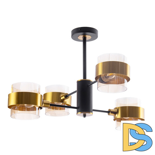 Люстра на штанге Arte Lamp Carlo A8205SP-4BK