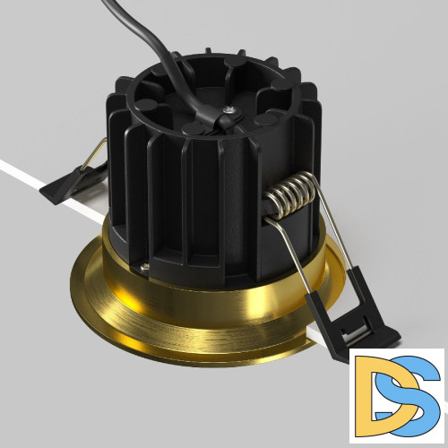 Встраиваемый светильник Maytoni Round DL058-12W3K-BS