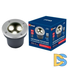 Ландшафтный светодиодный светильник (UL-00006820) Uniel ULU-B10A-3W/2700K IP67 Grey