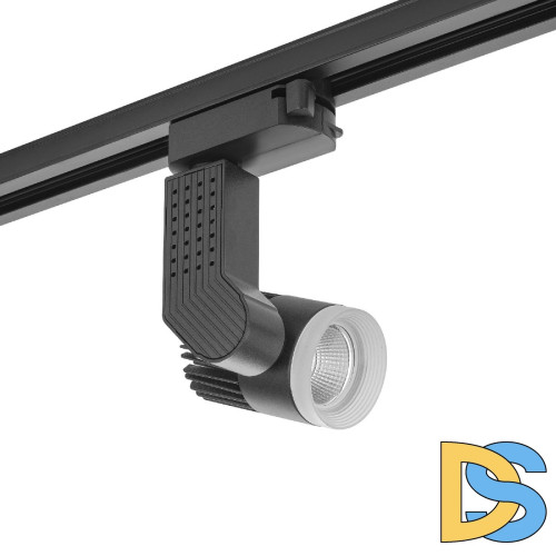 Трековый однофазный светильник AM Group AM332 7W BK 4000K