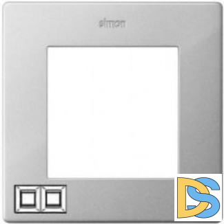 Рамка 2-ая (двойная), цвет Алюминий,Simon 24