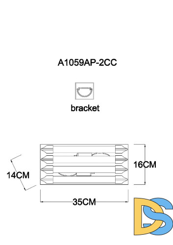 Настенный светильник Arte Lamp Caravaggio A1059AP-2CC