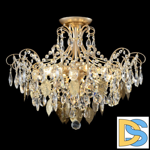Потолочная люстра Crystal Lux ESMIRALDA PL6 GOLD