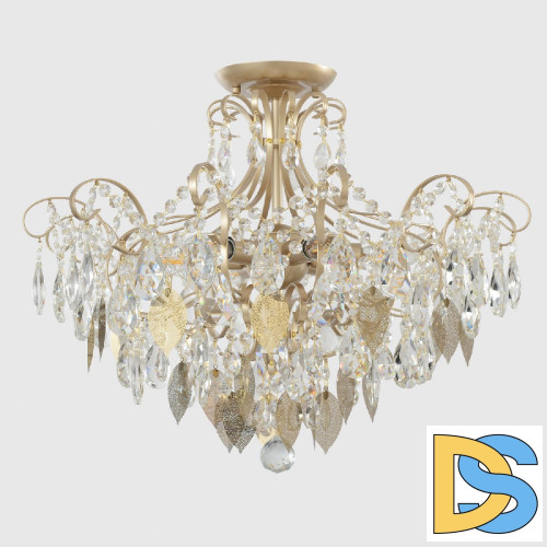 Потолочная люстра Crystal Lux ESMIRALDA PL6 GOLD