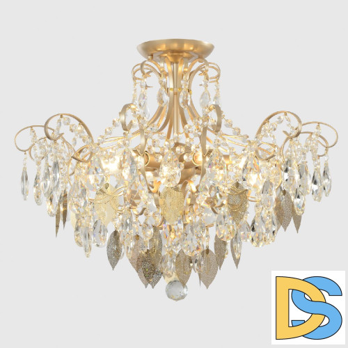 Потолочная люстра Crystal Lux ESMIRALDA PL6 GOLD