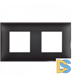 Рамка 2-я Черный/Сатин Btichino Classia