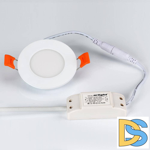 Встраиваемый светодиодный светильник Arlight DL-85M-4W Warm White 020104