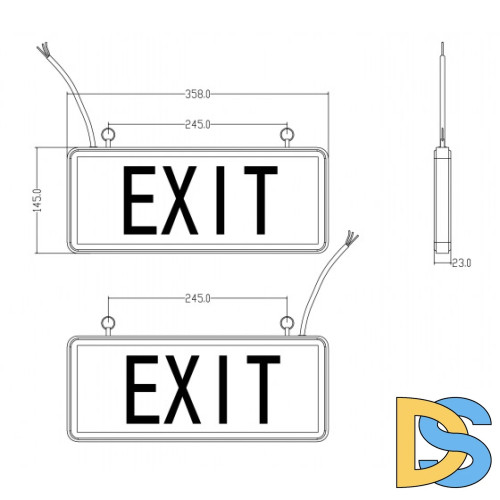 Аварийный светильник Эра SSA-101-3-20 Б0044390