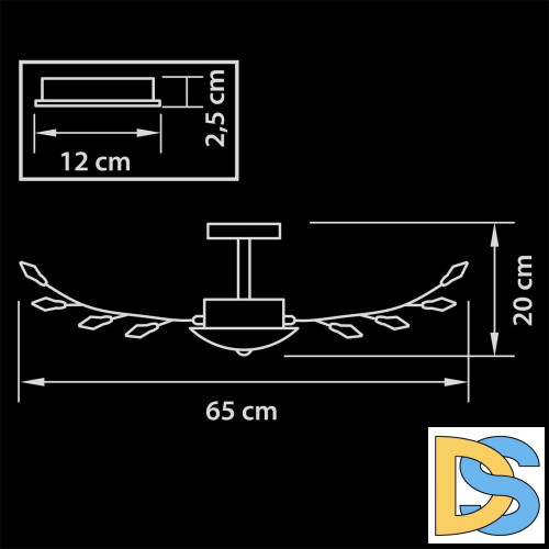 Потолочная люстра Lightstar Isabelle 791182