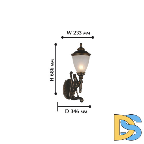 Уличный настенный светильник Favourite Guards 1334-1W