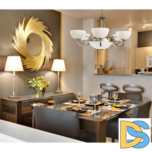 Подвесная люстра Arte Lamp Windsor White A3777LM-6-2AB