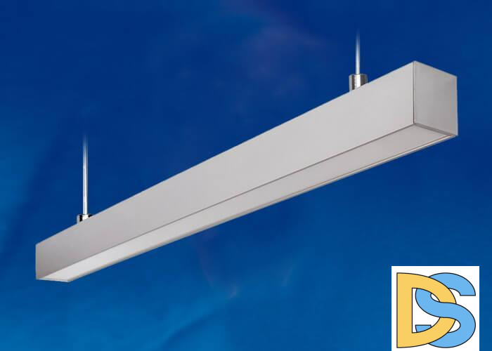 Подвесной светодиодный светильник (UL-00004208) Uniel ULO-K10D 60W/5000K/L120 IP65 Silver