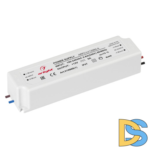 Блок питания Arlight ARPV-LV12060-A (12V, 5.0A, 60W) 018969(1)