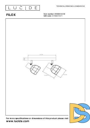 Спот Lucide Filox 00929/02/30