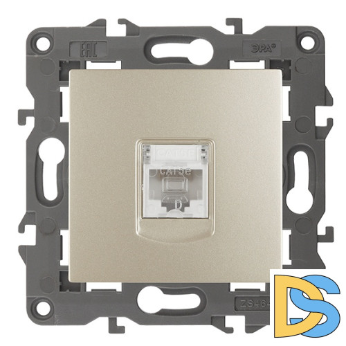 Розетка RJ45 ЭРА Elegance 14-3107-04 Б0034305