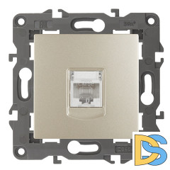 Розетка RJ45 ЭРА Elegance 14-3107-04 Б0034305