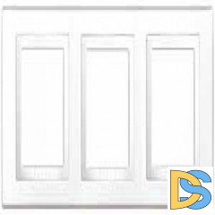 Рамка 3-ая (тройная), Белый, серия Unica, Schneider Electric