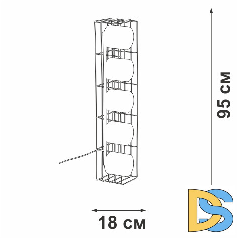 Торшер Vitaluce V3019-1/5P