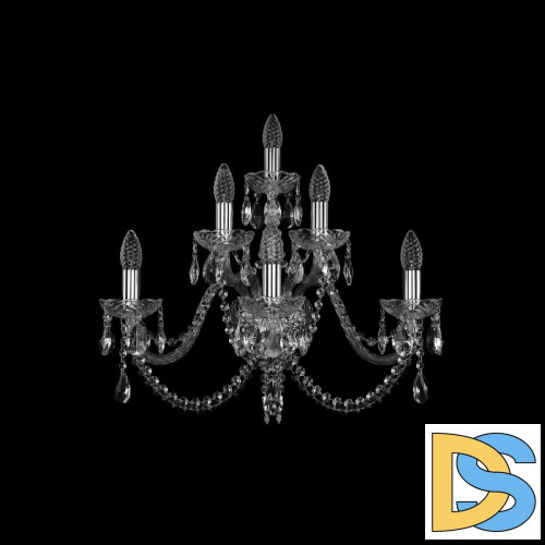 Бра Bohemia Ivele Crystal 1402B/3+2+1/240 Ni