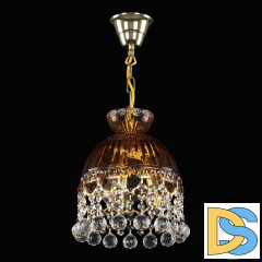 Подвесной светильник Bohemia Ivele Crystal 5478/22 G Amber/M-1G Balls