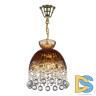 Подвесной светильник Bohemia Ivele Crystal 5478/22 G Amber/M-1G Balls
