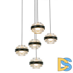 Подвесной светильник Delight Collection MD22030002 MD22030002-5A black/clear