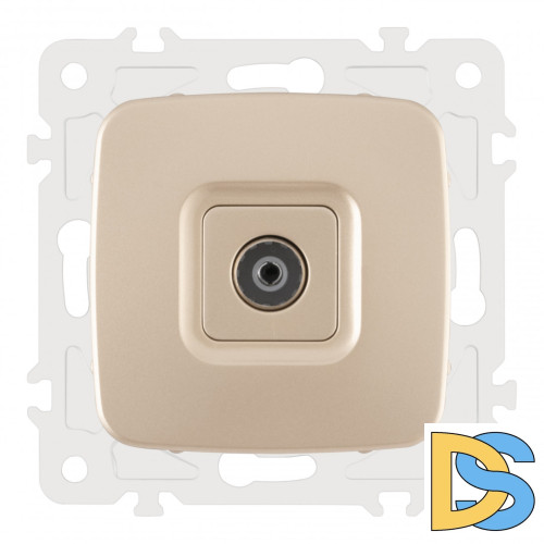 Розетка TV Arte Milano 205.43-1.shampan