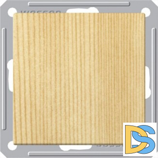 Выключатель 1-клавишный; кнопочный 16А, Сосна (пластик), серия Wessen 59, Schneider Electric