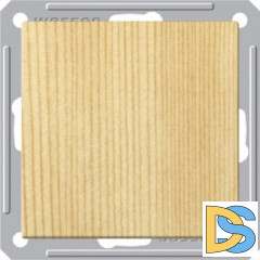 Выключатель 1-клавишный; кнопочный 16А, Сосна (пластик), серия Wessen 59, Schneider Electric